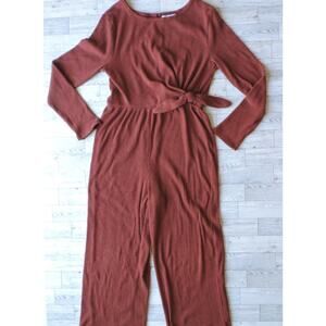 Old Navy Side-Tie Rib-Knit Jumpsuit for Girls Pumpkin Size XL 14/16